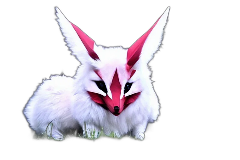 creature, animal, mask, staff, concept art, 3d render, fantasy art, pixel art transparent PNG cut-out