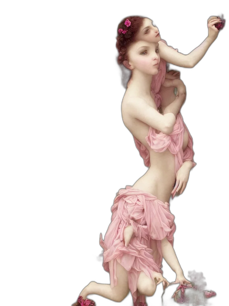 dress, photorealistic, 3d render, fantasy art transparent PNG cut-out
