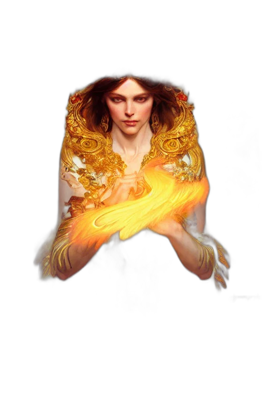 jewelry, dragon, fantasy art, concept art, pixel art, photorealistic, fire, golden transparent PNG cut-out