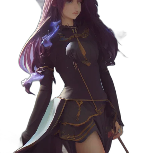sword, staff, weapon, dress transparent PNG cut-out