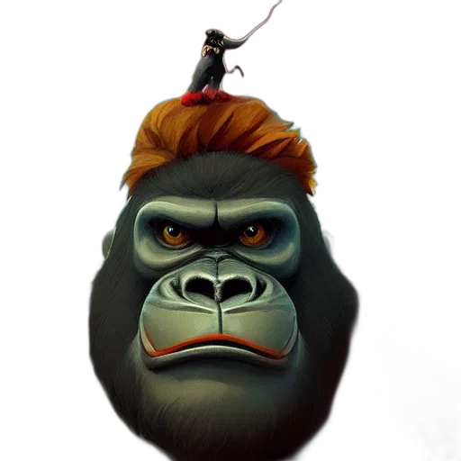 animal, staff, mask, creature transparent PNG cut-out