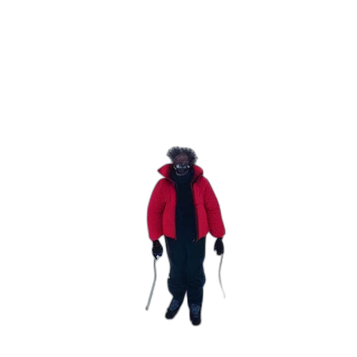 jacket, creature, staff, animal transparent PNG cut-out