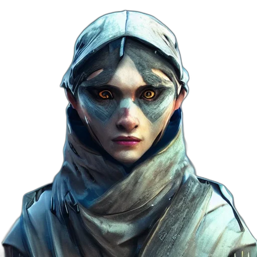 face, mask, staff, dragon transparent PNG cut-out