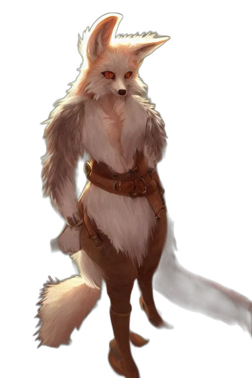 staff, animal, creature, fantasy art, concept art, watercolor, pixel art, earth tones transparent PNG cut-out