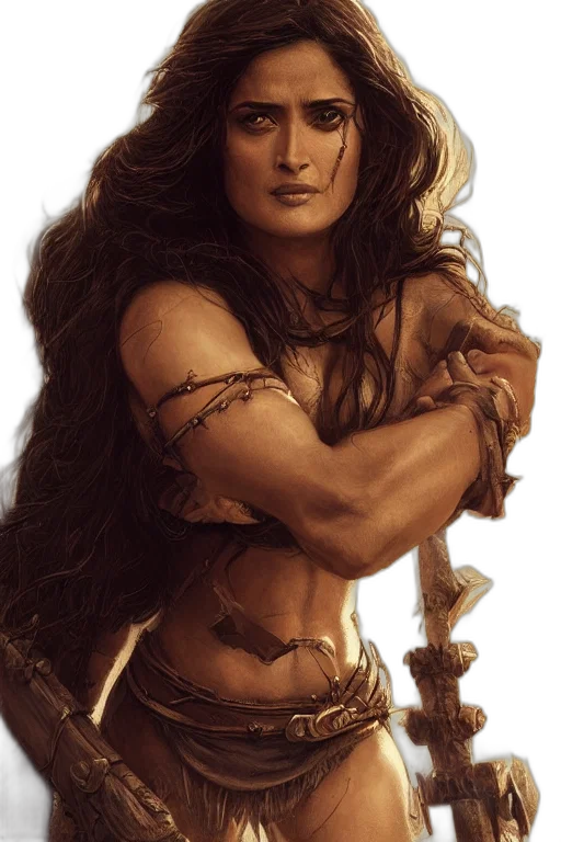 fantasy art, comic book art, concept art, photorealistic transparent PNG cut-out