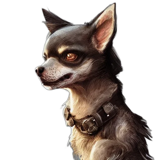 animal, staff, creature, face, concept art, fantasy art, watercolor, photorealistic transparent PNG cut-out