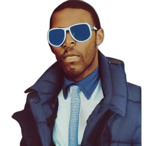 jacket, face, cartoon, comic book art transparent PNG cut-out