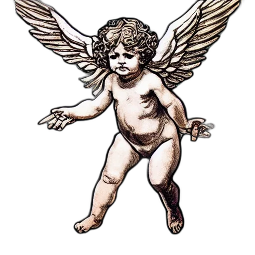 creature, concept art, fantasy art, watercolor transparent PNG cut-out