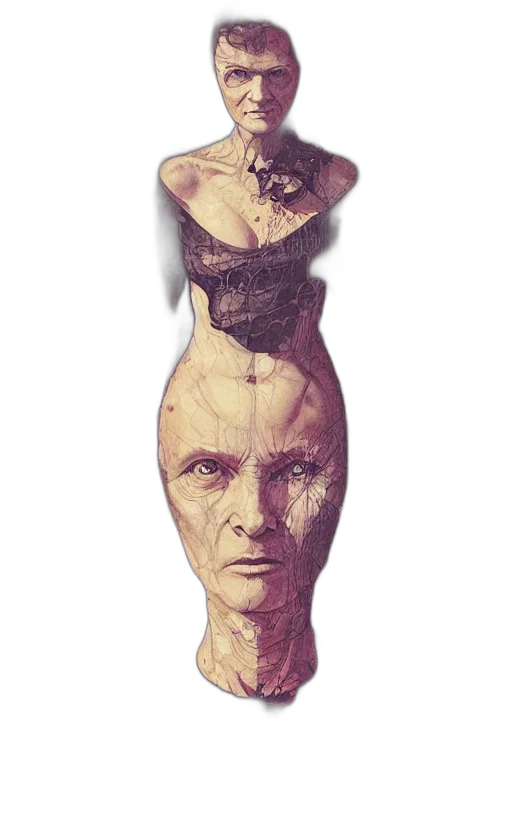 mask, face, staff, creature transparent PNG cut-out