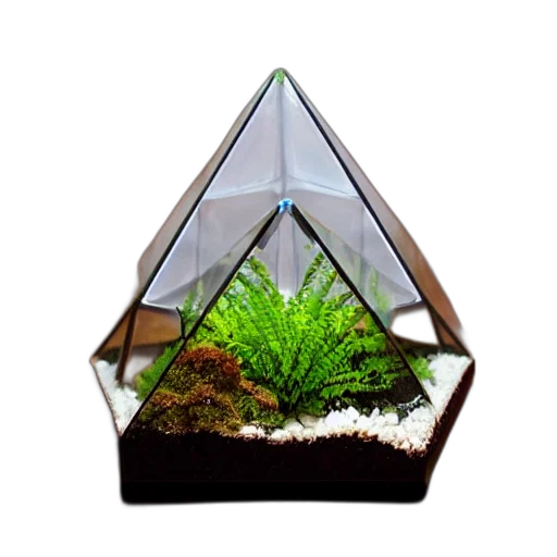 bottle, crown, 3d render, photorealistic, concept art, underwater, pyramid, glass transparent PNG cut-out