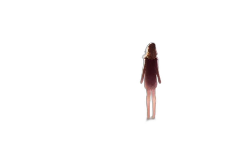 dress, robot, creature, hair, concept art, 3d render, pixel art, photorealistic transparent PNG cut-out