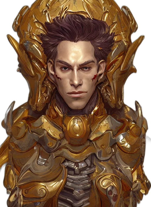 crown, face, dragon, sword, fantasy art, concept art, comic book art, photorealistic transparent PNG cut-out