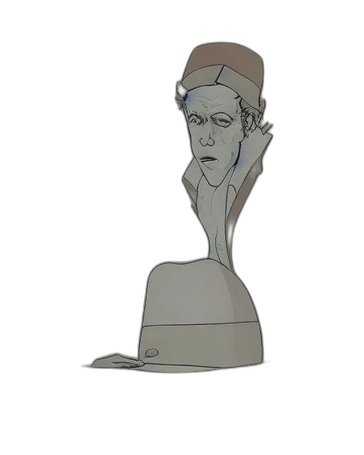 hat, face, crown, staff transparent PNG cut-out