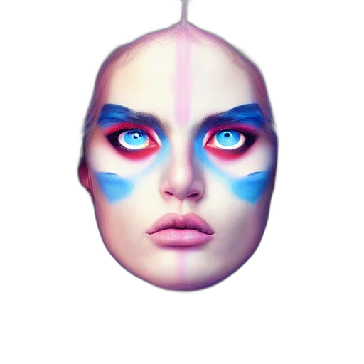 mask, face, jewelry, robot transparent PNG cut-out