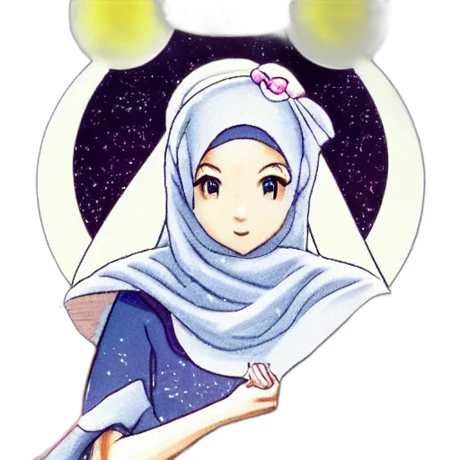 anime, cartoon, fantasy art, comic book art, outer space, usagi, tsukino, wearing transparent PNG cut-out