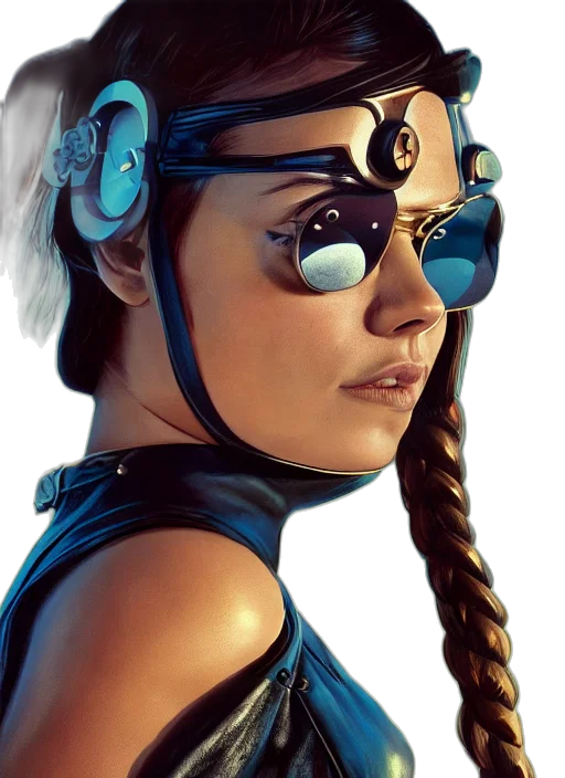 mask, face, robot, cyberpunk transparent PNG cut-out