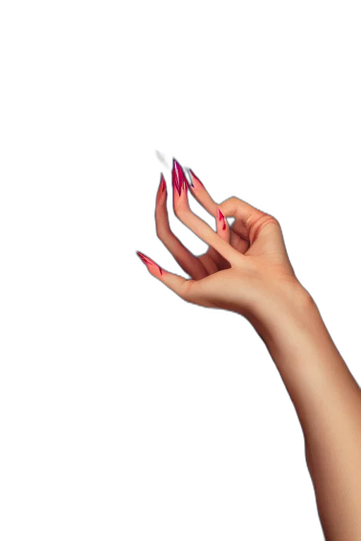 jewelry, weapon, hair, staff, 3d render, photorealistic, vaporwave, concept art transparent PNG cut-out