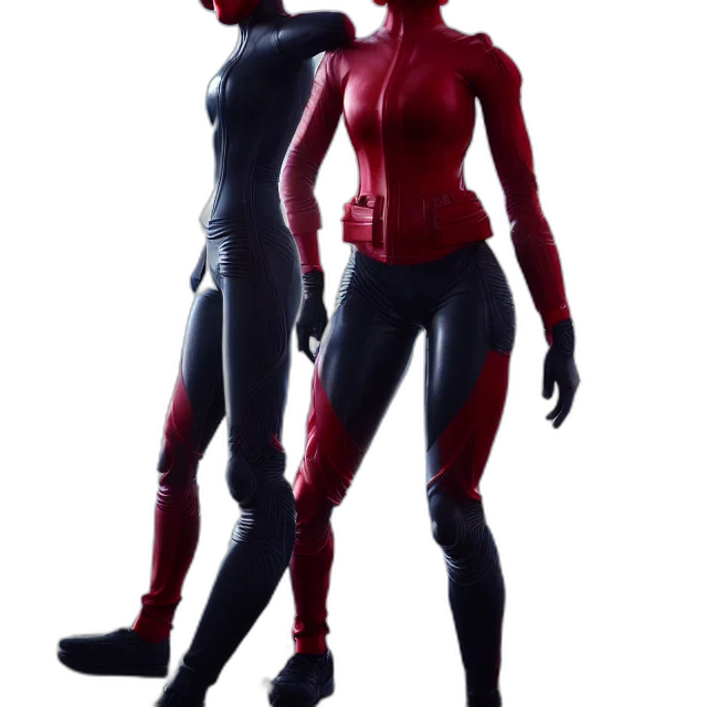 mask, jacket, robot, concept art transparent PNG cut-out