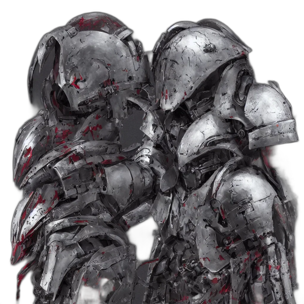 sword, mask, weapon, robot transparent PNG cut-out