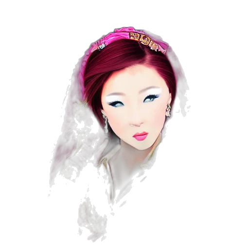 face, crown, jewelry, staff transparent PNG cut-out