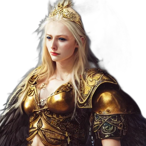 crown, dragon, sword, fantasy art, concept art, photorealistic, 3d render, golden transparent PNG cut-out