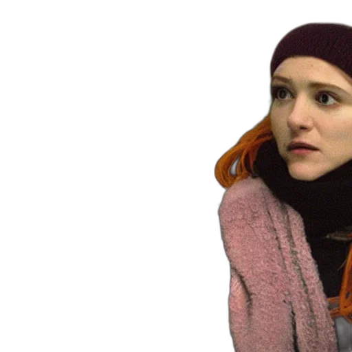 hat, jacket, face, staff transparent PNG cut-out