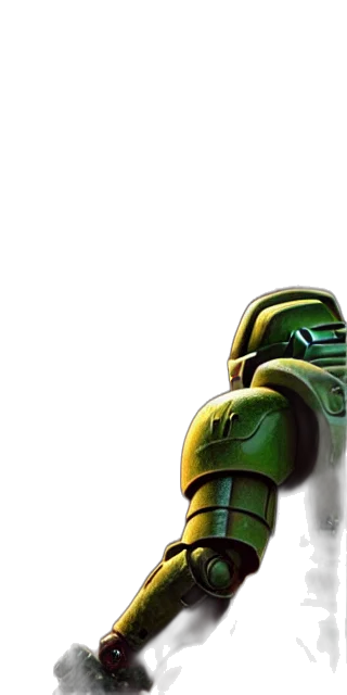 robot, weapon, face, mask, concept art, pixel art, 3d render, comic book art transparent PNG cut-out