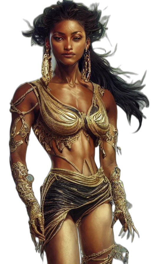 jewelry, fantasy art, concept art, comic book art transparent PNG cut-out