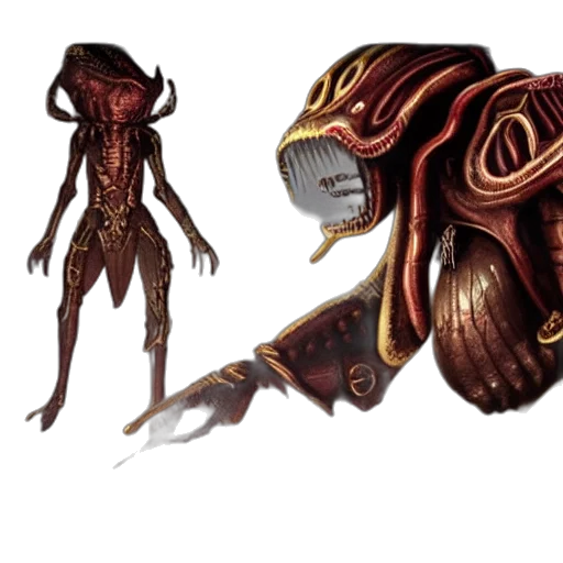 creature, mask, concept art, fantasy art, 3d render, pixel art, king, mars transparent PNG cut-out
