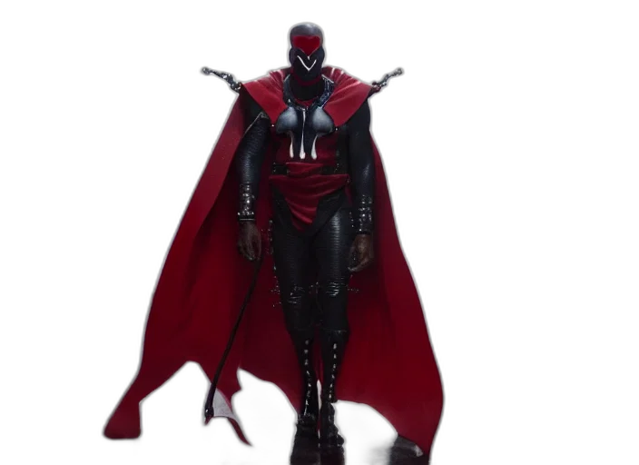 concept art, 3d render, comic book art, red transparent PNG cut-out