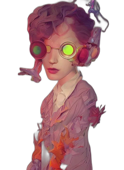 mask, robot, face, creature, cyberpunk, concept art, fantasy art, pixel art transparent PNG cut-out