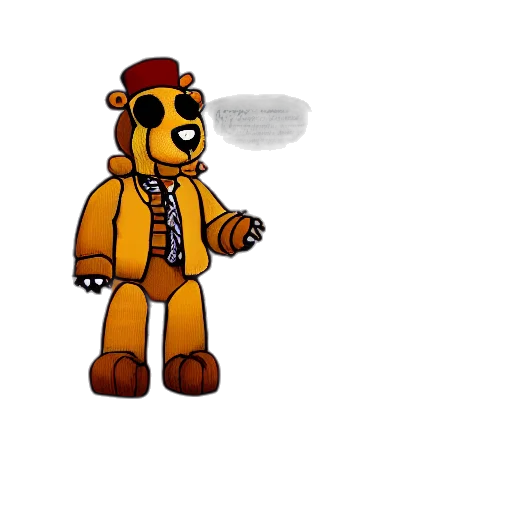 staff, animal, creature, pixel art transparent PNG cut-out