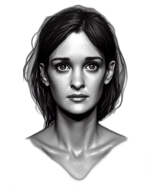 face, robot, creature, mask, photorealistic, concept art, fantasy art, pencil sketch transparent PNG cut-out