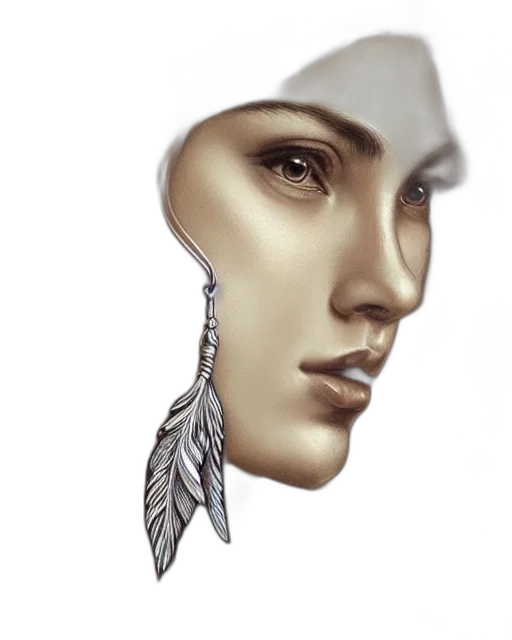 jewelry, face, mask, crown, photorealistic, fantasy art, concept art, 3d render transparent PNG cut-out