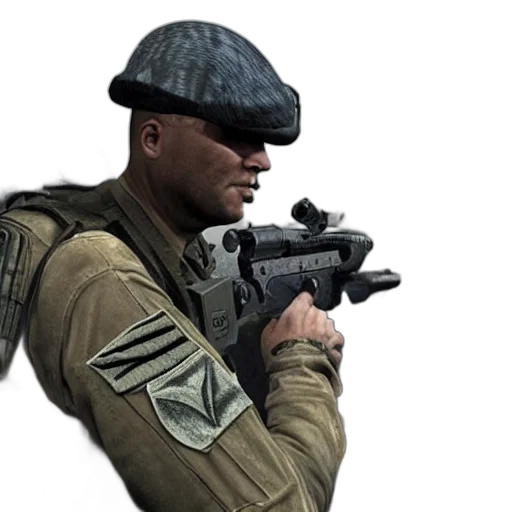 weapon, hat, staff, face, concept art, 3d render, photorealistic, pixel art transparent PNG cut-out