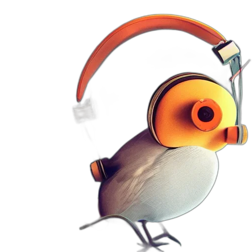 staff, robot, weapon, concept art, 3d render, cartoon, photorealistic, bird transparent PNG cut-out