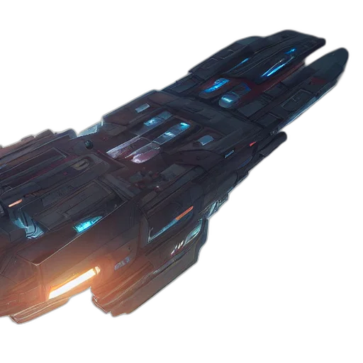 weapon, car, concept art, 3d render transparent PNG cut-out