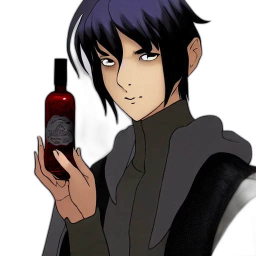 bottle, anime, pixel art, concept art transparent PNG cut-out