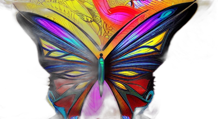 mask, face, photorealistic, fantasy art, watercolor, concept art, colorful, neon transparent PNG cut-out