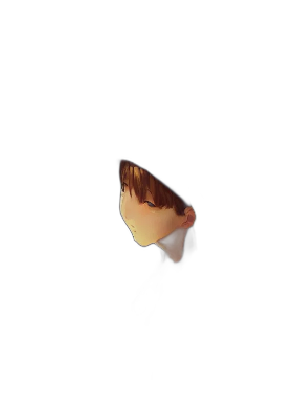 face, hair, hat, crown transparent PNG cut-out