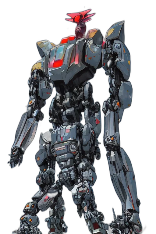 robot, weapon, concept art, 3d render, comic book art, photorealistic, kid, front transparent PNG cut-out