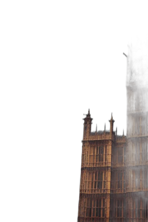 building, fog, photography, hyghly, detailed, ghost, pirate, ship transparent PNG cut-out