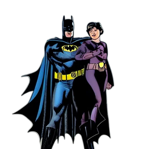comic book art, concept art, batman, seeing, his, parents, again transparent PNG cut-out