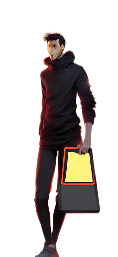 jacket, staff, robot, dress transparent PNG cut-out
