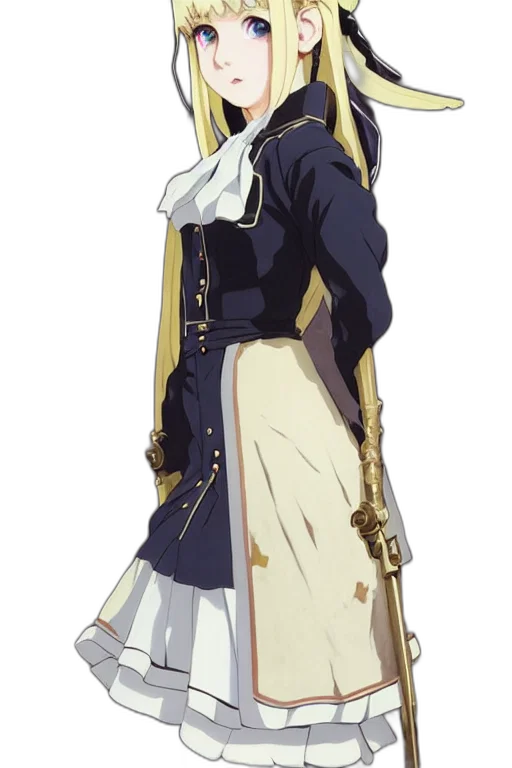 dress, staff, crown, sword transparent PNG cut-out