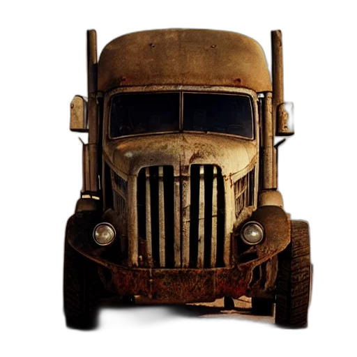 car, face, weapon, photorealistic, concept art, 3d render, old, wetplate transparent PNG cut-out