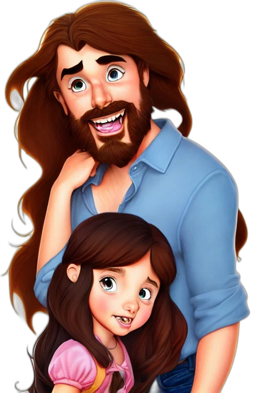 hair, cartoon, photorealistic, concept art transparent PNG cut-out
