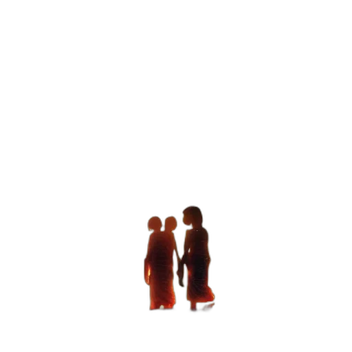 dress, hair, staff, animal transparent PNG cut-out
