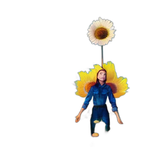 umbrella, flower, staff, jewelry transparent PNG cut-out