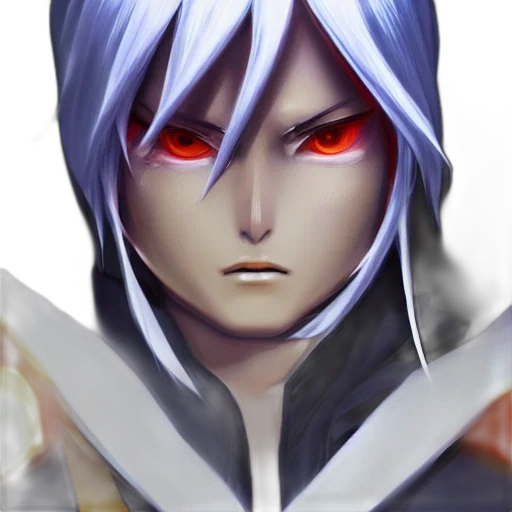 face, mask, staff, fantasy art, concept art, anime, pixel art, monochrome transparent PNG cut-out